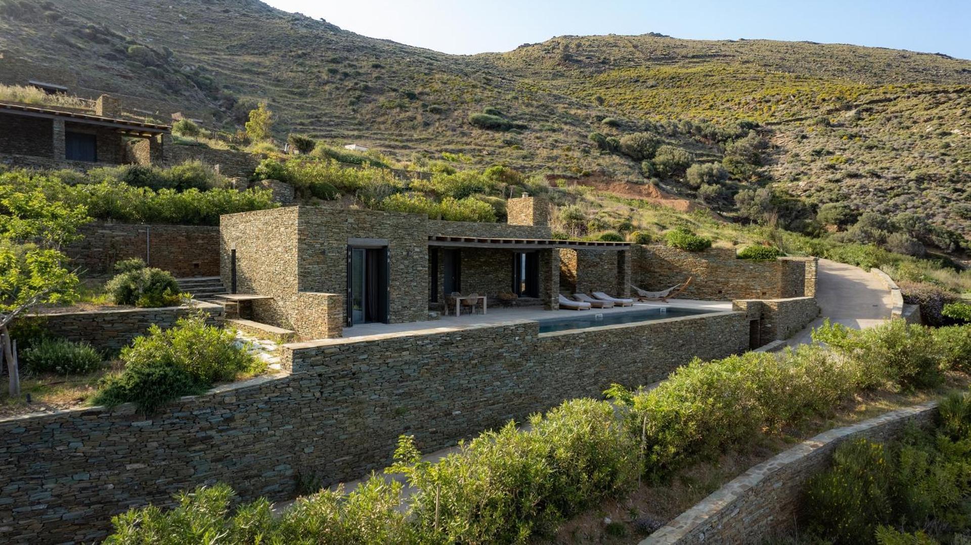 Gasthaus Onar Andros Achla Exterior foto