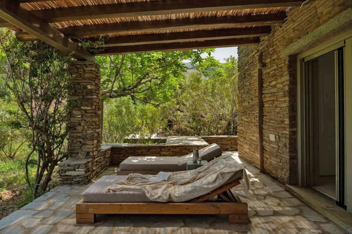 Gasthaus Onar Andros Achla Exterior foto
