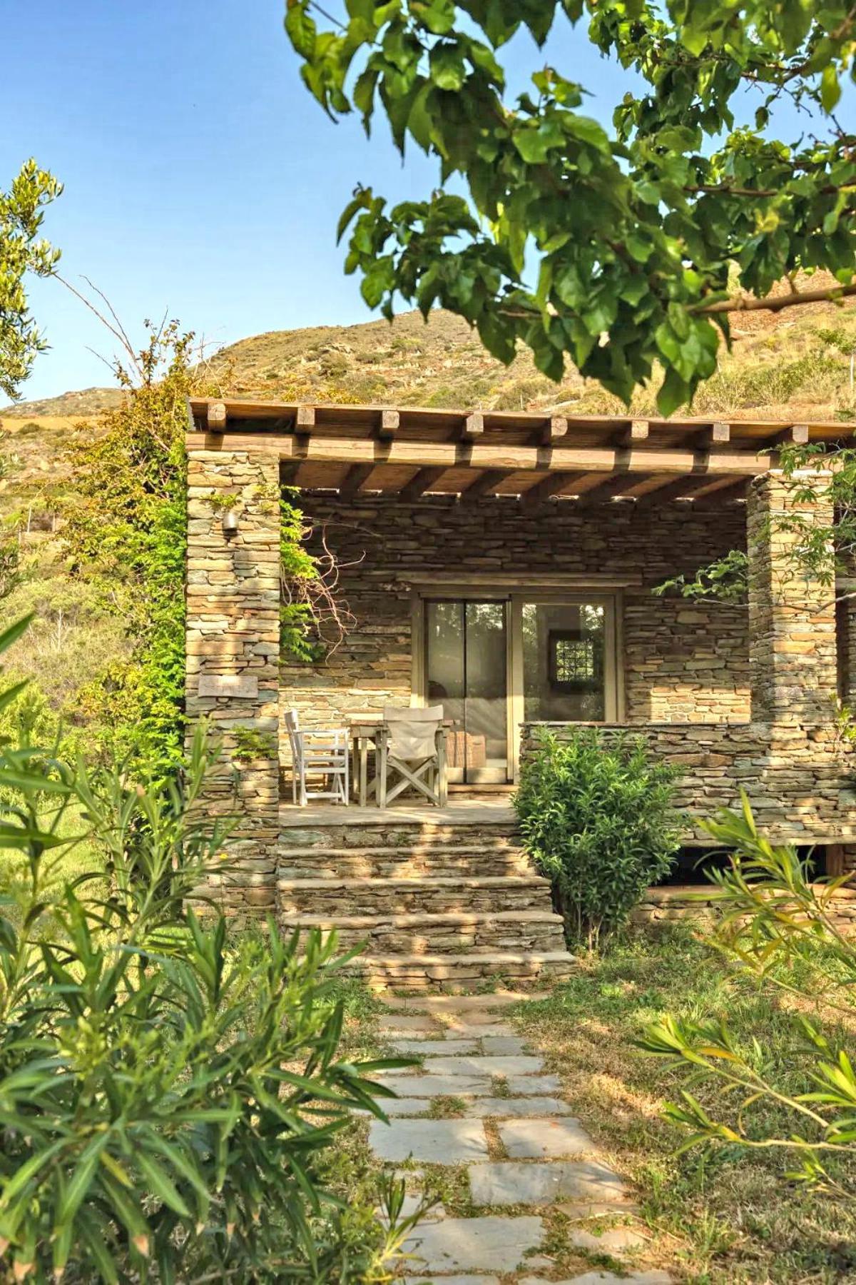 Gasthaus Onar Andros Achla Exterior foto