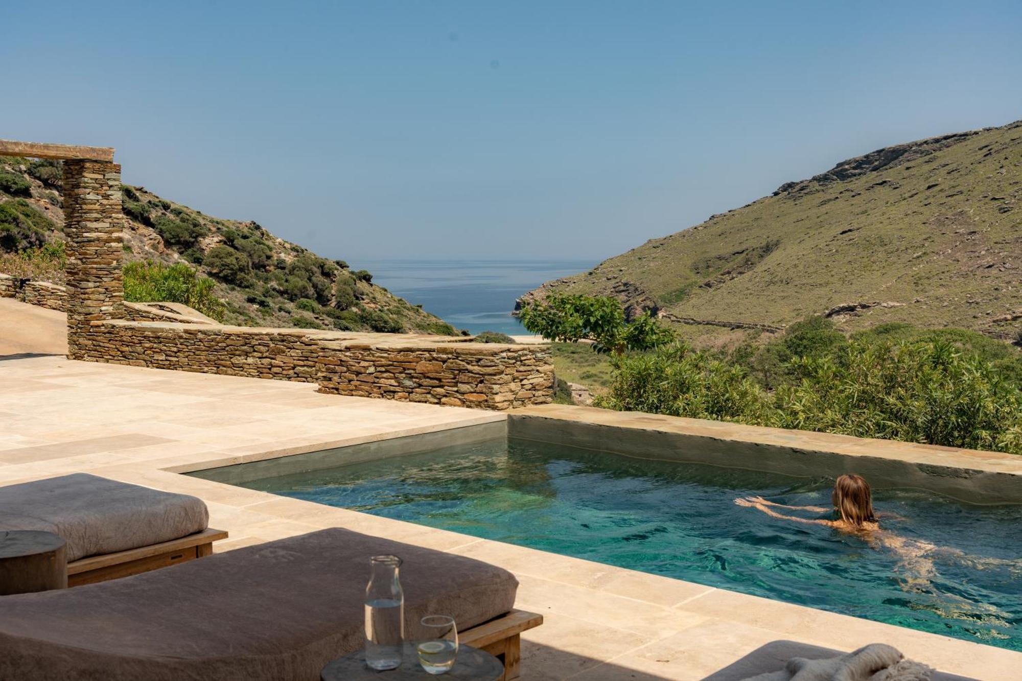 Gasthaus Onar Andros Achla Exterior foto