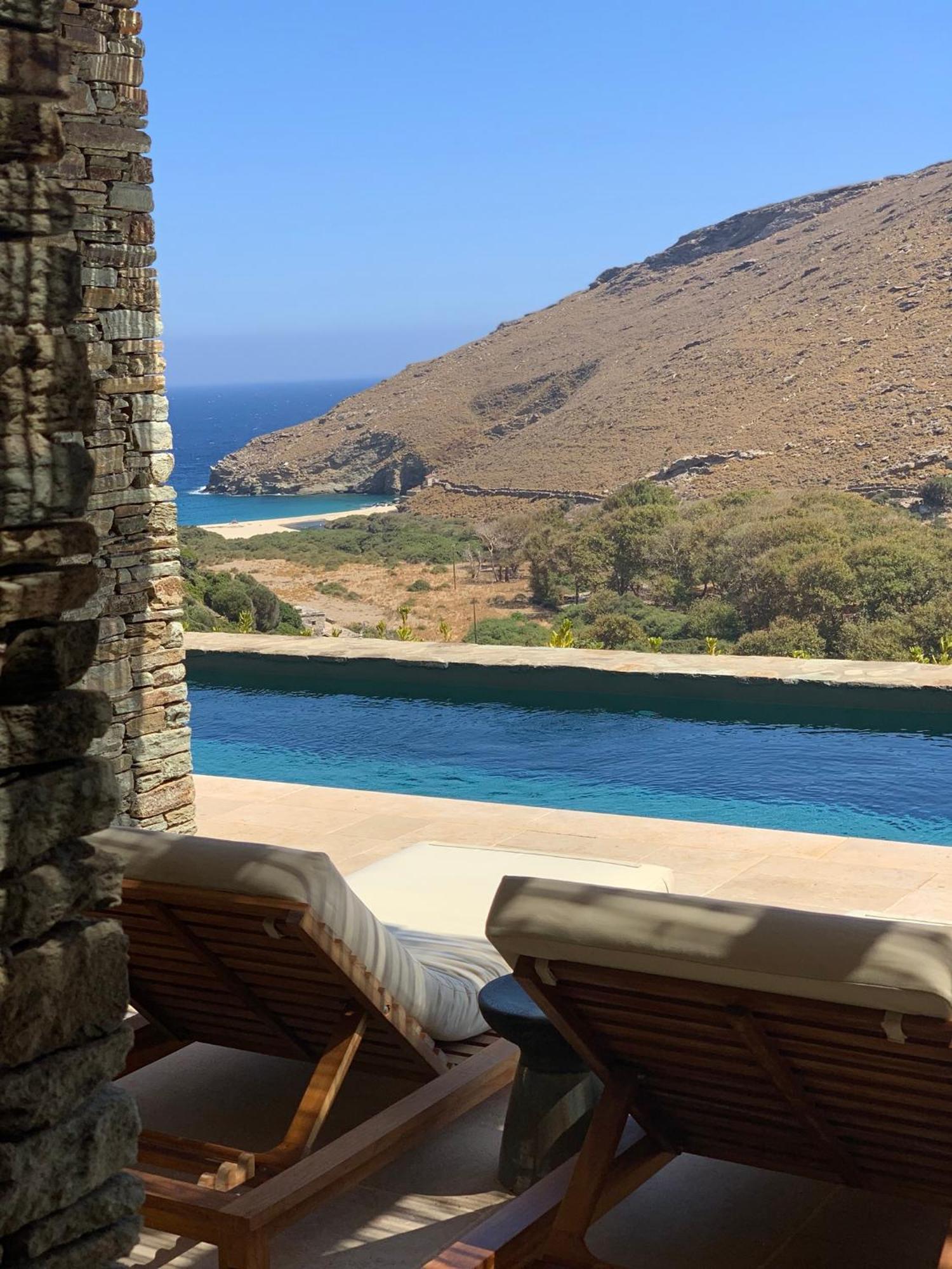 Gasthaus Onar Andros Achla Exterior foto