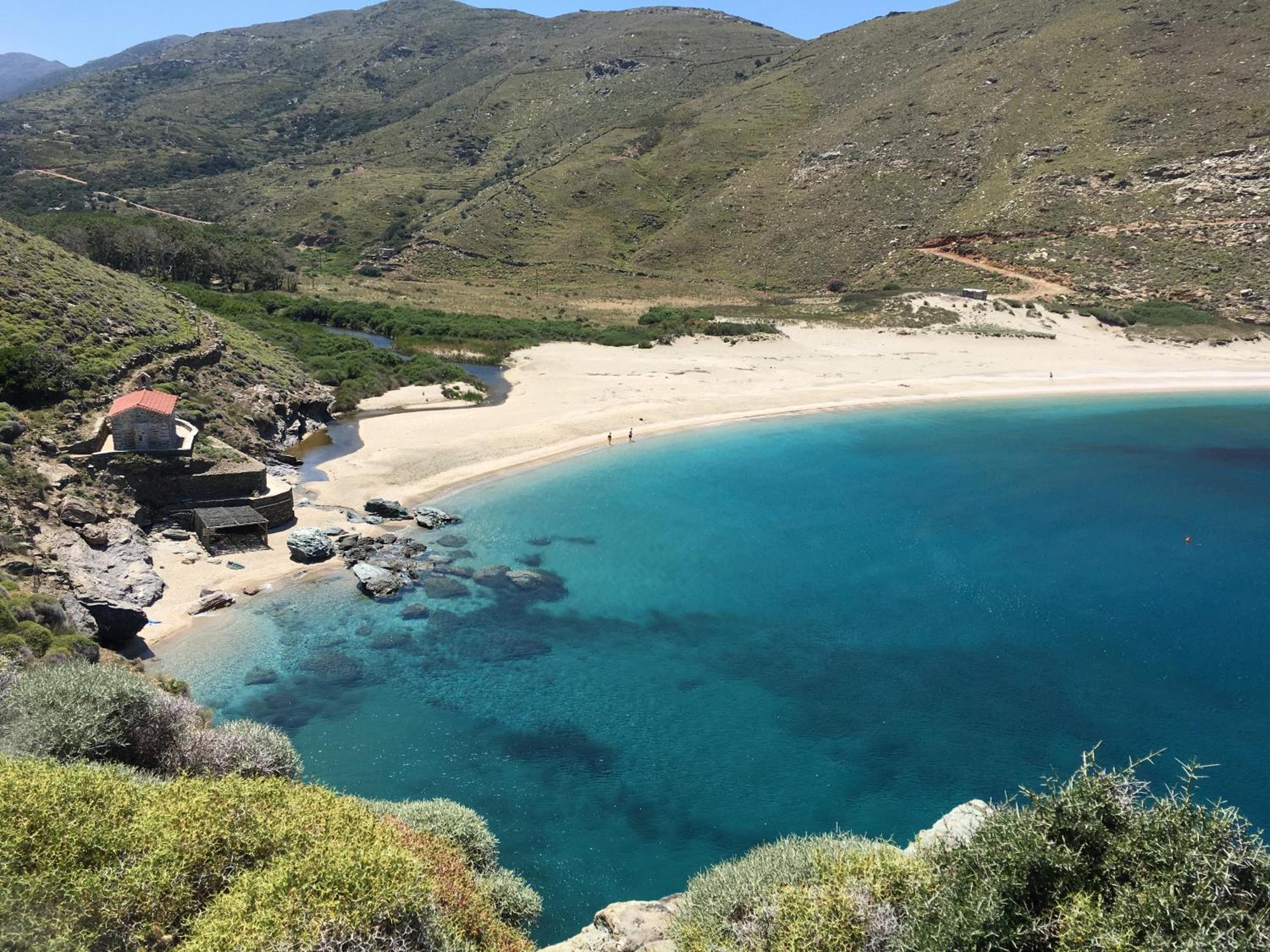Gasthaus Onar Andros Achla Exterior foto